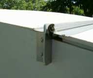 Hatch Hinge Rain Diverter