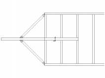 Removable tongue with diagonals