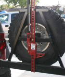 The Jeep sprare tire I saw first The A frame