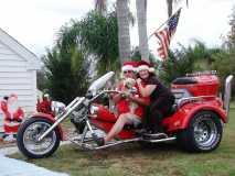 Santa on His Trike