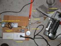 Vacuum control setup