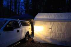 Camp Light at Night