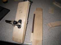 Test assembly for door handle install with scraps - IMG 2487