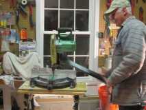 Dad Cleaning New Saw