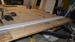 Last plywood panel glued for the floor