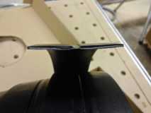 Continuous plastic hinge