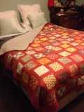 Red quilt