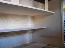 lower storage shelf