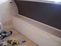 finished head board