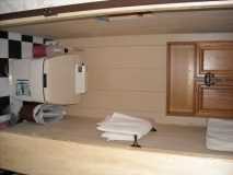 Interior of Pace 20ft conversion-toilet