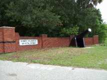 The entrance of Fort Clinch, FLorida....Amelia Island.....