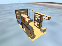 Tackle box interior w/ textures