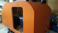 First Coat of Orange front View
