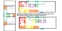 LightHouse Duplex ReDux DD Exmple Floorplans for TnTTT Tiny House Post 050213 Paint