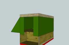 Pop-up Tent Top Design 1  (Tent Complete with full extension RRS)