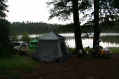 Camping on the White River Apache Reservation