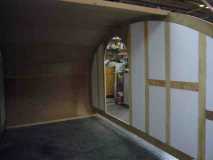 Framed and insulated interior