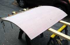 Attaching 1/4in plywood to hatch frame