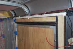 spray foam in door header