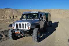Jeep and Trailer in 20 Mule Team Canyon 2