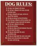 dog rules