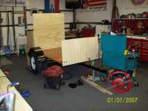 carpeted, a/c & heated workshop (not mine)