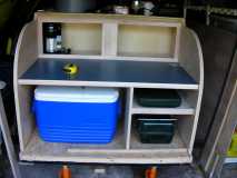 Camping Gear Hauler/Galley Kitchen Trailer