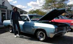 1967 Buick GS400 and my wife