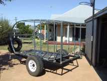 Starting wall and roof frames