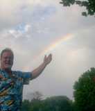 Rainbow at Bishop Lake