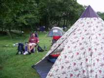 Camping in glencoe with Martin