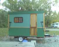 Folding Camper at Campground