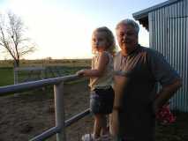 George and Logan, our granddaughter