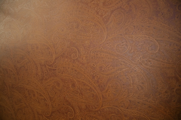 70s paisley faux leather