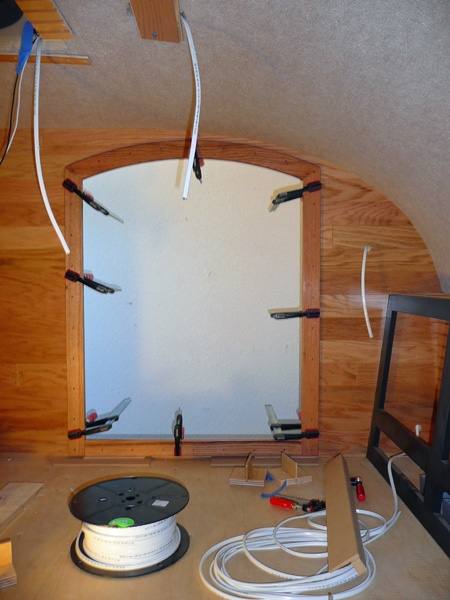 interior view of door surround