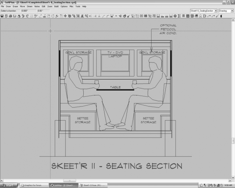 Skeet'r II Seating Section